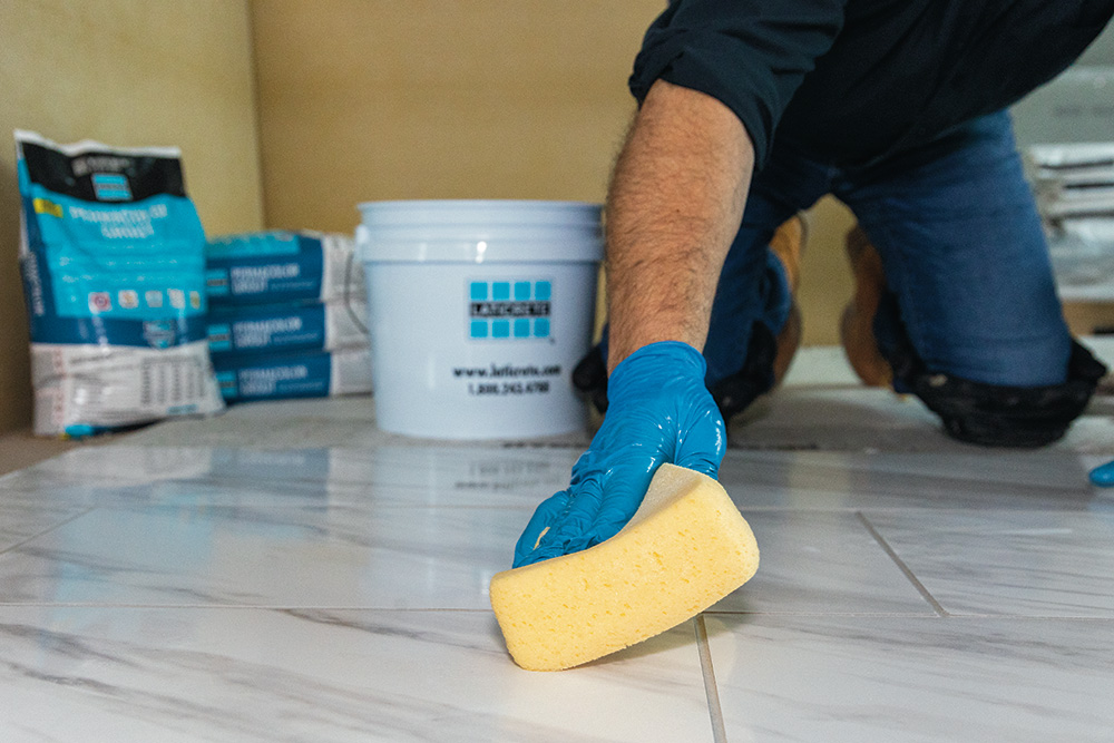 Grout cleaning